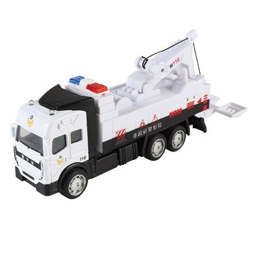 love color 樂彩森林 聲光迴力車 警務拖吊車  白色  1盒  包裝18 x 9 x 7.58cm