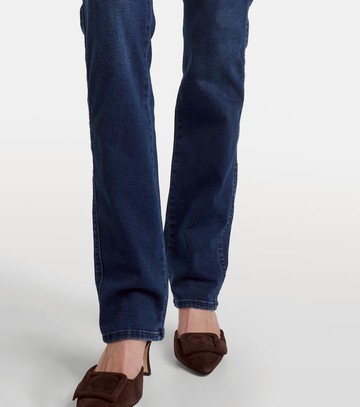 7 For All Mankind Kimmie mid-rise straight jeans