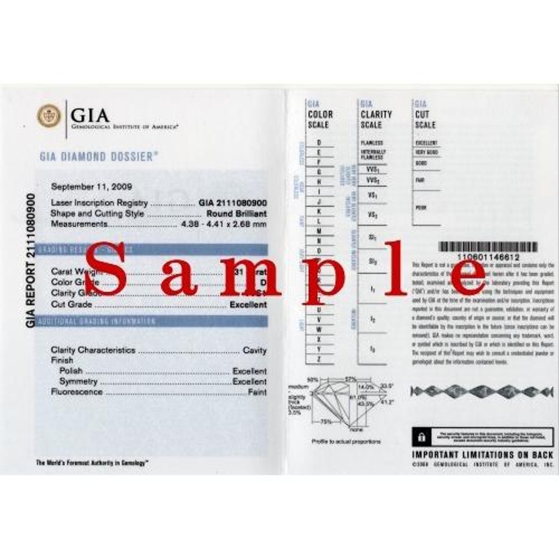 ダイヤモンド ネックレス ピアス 0.45ct Dカラー VVS2クラス 3EXカット  