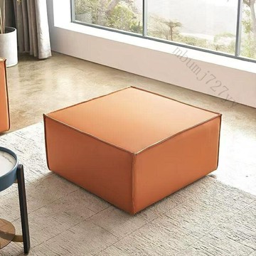 工廠現貨 免運 含發票 意式輕奢沙髮腳踏 科技佈豆腐塊 腳踏網紅沙髮凳 方凳 客廳單人沙髮 小凳子 小椅子