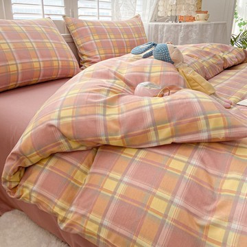 磨毛四件套親膚裸睡床單被罩冬季加厚2021新款床品三件套四季通用