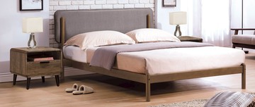 【歐風別館】羅德北歐淺胡桃床台【基隆至台中免運費】