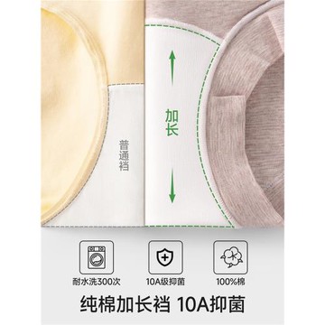 都市麗人醫用棉內褲女士純棉抗菌加長襠2026新款高腰收腹平角短褲