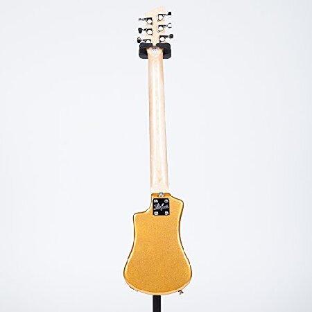 Hofner ヘフナー Shorty Guitar Gold Top リミテッドエディション 限定モデル Travel エレキギター w  Full Sized Neck ＆ Gigbag エレキギター エレクトリッ