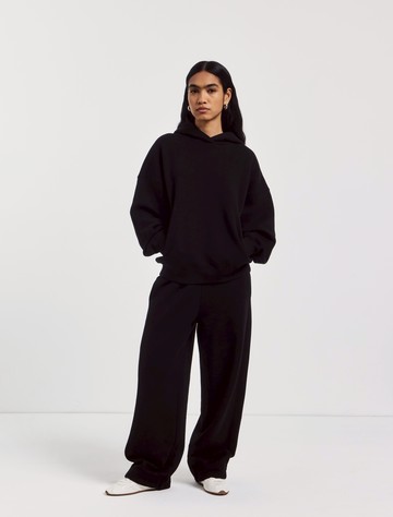 Ellery Barrel Leg Sweatpant in Black - Organic Cotton Ninety Percent