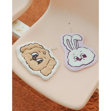 AIR SPACE 【Lyra & Toby】 珊瑚絨擦手巾(卡其/粉紅) 配件 現貨