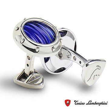 藍寶堅尼Tonino Lamborghini LUCE Blue 袖釦