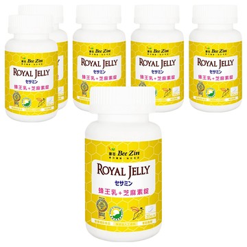 Bee Zin 康萃 日本高活性蜂王乳芝麻素  30顆  6罐