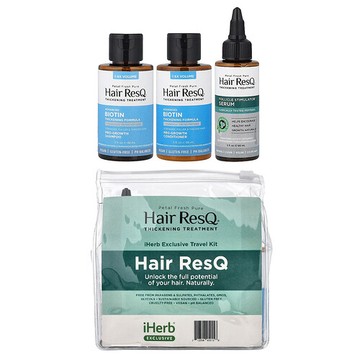 Petal Fresh, Hair ResQ®，增厚護理，iHerb® 專享旅行套裝，4 件套