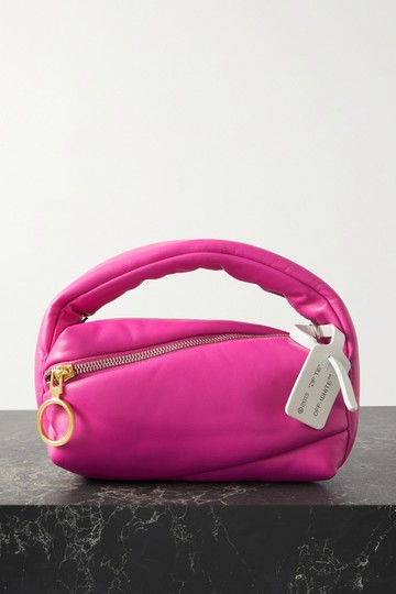 Off-White - Pump 19 Padded Leather Tote - Fuchsia - one size