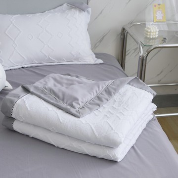 剪花鏤空夏涼被空調被水洗棉夏被純薄款被子單人學生宿舍雙人被芯