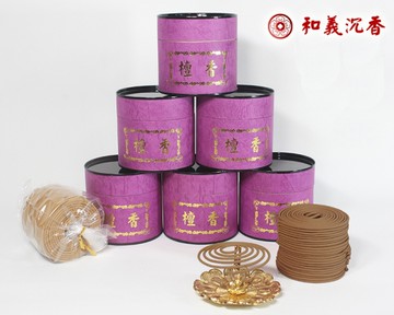 小盤香【和義沉香】《編號T103》富貴沉料小盤香 手工盤香 品香盤香 薰香盤香 檀香盤香 48片裝