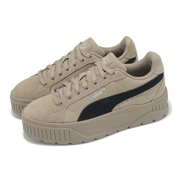 [ACS] Puma 休閒鞋 Karmen II 女鞋 厚底 增高 鬆糕鞋 泰迪熊棕 黑 麂皮 39745702