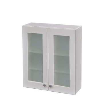 雙門噴砂防水吊櫃 白色
