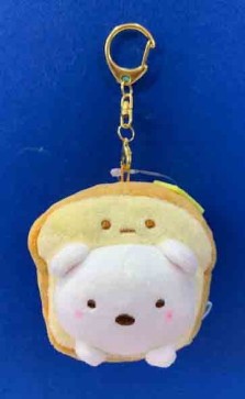 【震撼精品百貨】角落生物 Sumikko Gurashi~SAN-X 絨毛圈鎖吊飾-白熊*73913