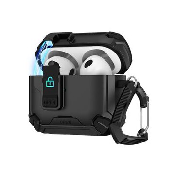 IN7 鎧甲系列 AirPods Pro 3 支架款彈蓋設計雙料耳機保護套