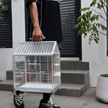 免運/快速出貨 鳥籠子透明防濺外帶家用虎皮鸚鵡豪華別墅新型珍珠鳥防濺專用鳥籠