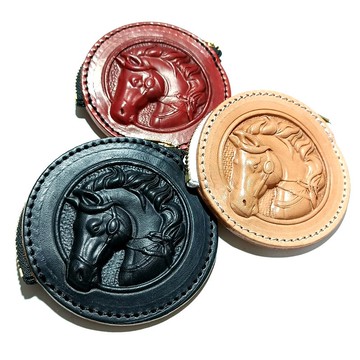 駿馬零錢包 / 帥氣駿馬浮雕