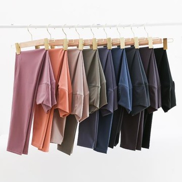 含淚回饋 超值性價比L-L同款高腰提臀瑜伽褲 塑形健身運動九分褲