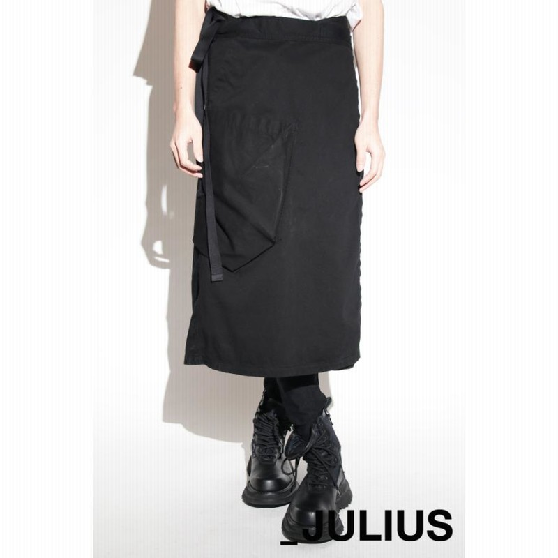 【JULIUS】巻きスカート JULIUS】巻きスカート