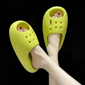 厚底室內家居防滑拖鞋女夏外穿2025新款時尚網紅踩屎感沙灘涼拖鞋