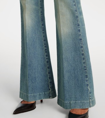 McQueen Faded flared jeans
