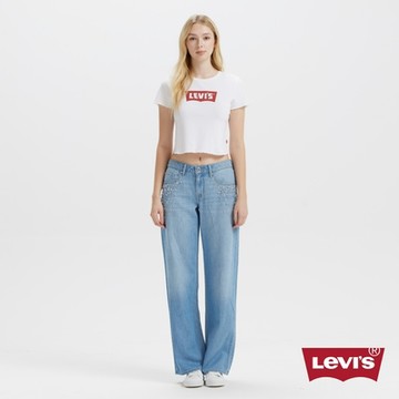 Levi s 女款 低腰 Loose 寬鬆丹寧牛仔褲 熱賣單品