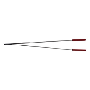 triangle 三角牌 帶矽膠頭燒烤夾 35公分 卡裝  銀色 + 紅色  1支