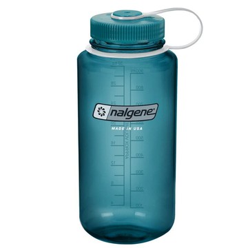 Nalgene 寬嘴水壺/運動水瓶/寬口瓶 Tritan 1000cc 美國製 2178-2056 軍藍色