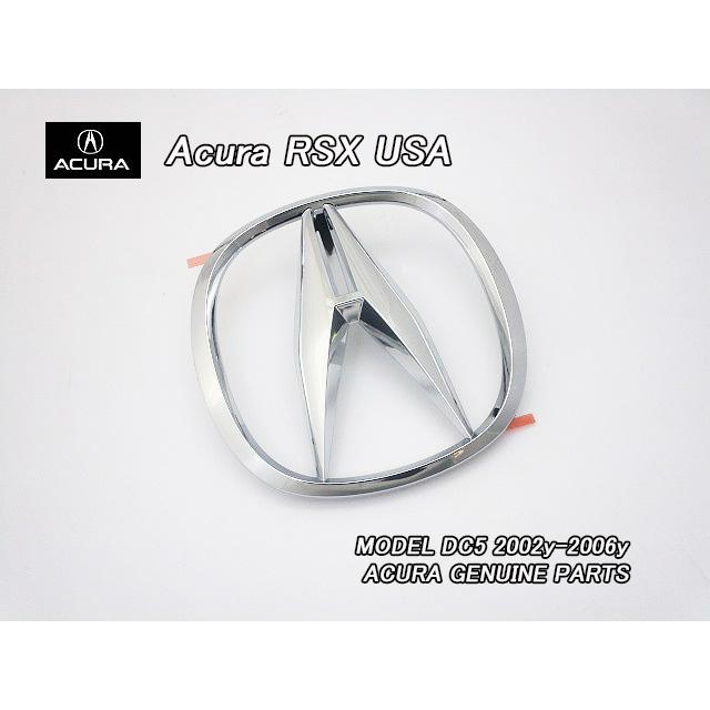 インテグラDC5【ACURA】アキュラRSX純正USエンブレム-リアセンターA