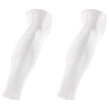 McDavid 6572 過膝壓縮腿套 運動壓縮腿套 腿部支撐  L  白色  1雙
