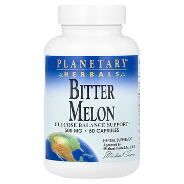 Planetary Herbals, 苦瓜，60 粒膠囊