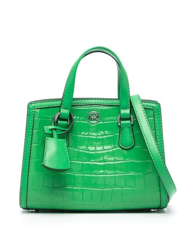 Michael Kors - Chantal embossed-crocodile tote bag - women - Calf Leather - One Size - Green