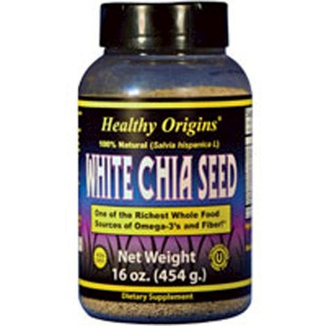 White Chia Seeds 16 Oz by Healthy Origins
