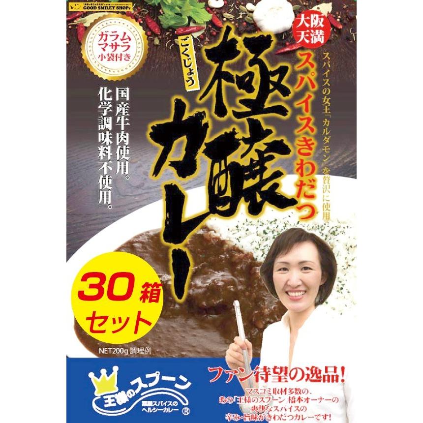 極醸カレー スパイシーな本格ビーフカレー！ お得な30箱セット！極上カレー大阪天満