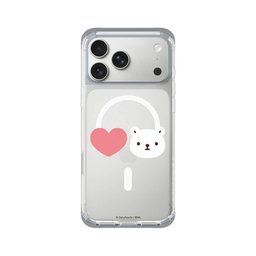iPhone 17 Pro Max ClearX (MagSafe 兼容) 霜透灰 - 白白日記 Darylhochi - ♥白白Bac Bac in LOVE