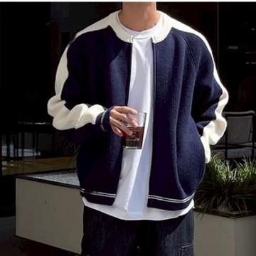 【Metanoia】🇰🇷韓製 拚色針織外套