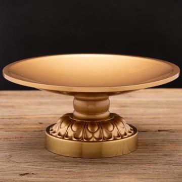 佛供盤佛前純銅家用水果盤供佛財神爺供果盤貢盤家居供奉佛具用品