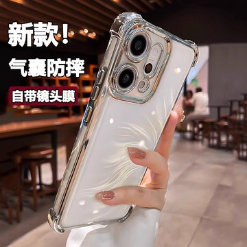四角氣囊 透明手機殼 適用於 OPPO Reno 14 13 12 Pro 11F Find X8 A3 Pro 保護殼
