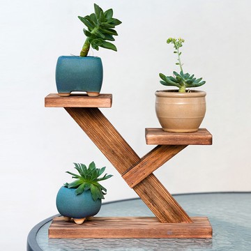 桌面置物架多肉植物架實木多肉陽台花架飄窗小盆栽花盆托架多層置物架裝飾室內客廳桌面 Cyd 台灣樂天市場 Line購物