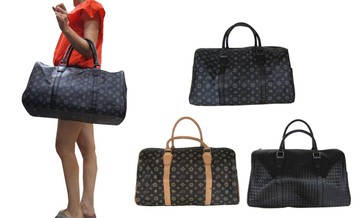 ~雪黛屋~COUNT-DUCK 旅行袋大容量旅行袋進口防水防刮皮革手提肩背斜側背附長背帶BCD200120800