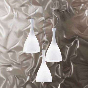 雙層白玉玻璃外黑內白原色玻璃造型吊燈 44-3048、3049