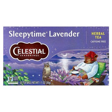 Celestial Seasonings, 草本茶，Sleepytime® 薰衣花草，無咖啡萃取，20 茶包，1.1 盎司（30 克）