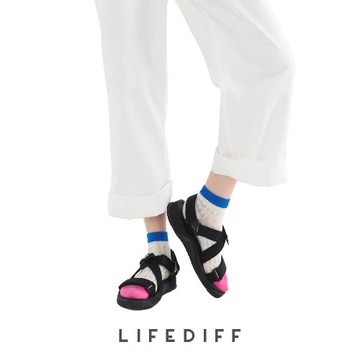 網眼襪透氣薄款襪子女日系拼色短筒襪女生純棉夏季襪女士短襪鏤空