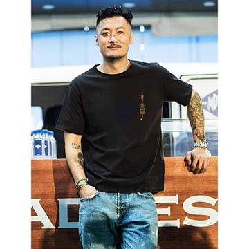 國潮短袖男2024新款夏季寬松體恤中國風純棉t恤