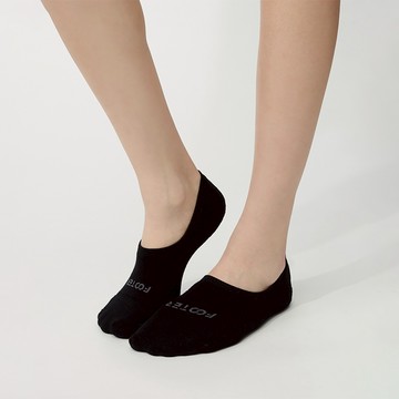 【Footer除臭襪】簡約時代隱形襪-女款(Q88M-黑)
