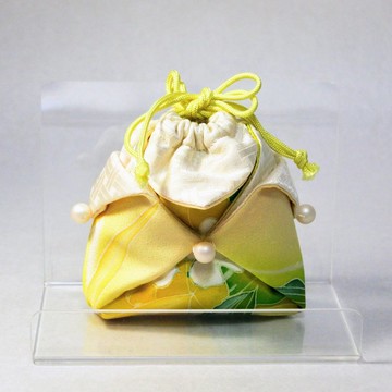 和服改造 圓潤迷你束口袋