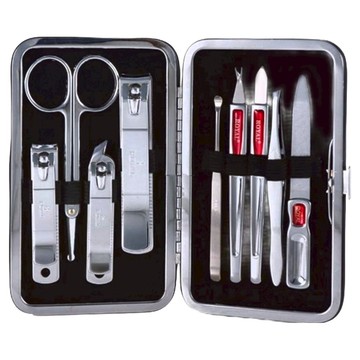 ROYAL 金屬邊框指甲修整9件組 RM-486 專業美甲工具  1組  混和顏色