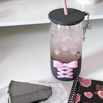 七夕送禮🎀【預購】STARBUCKS 星巴克 甜心芭蕾 蝴蝶結造型 玻璃吸管杯 635ML 生日快樂 生日禮物 情人節快樂