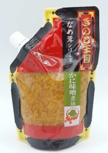 きのこ王国 かに味噌煮込みなめ茸 270g スタンドパック